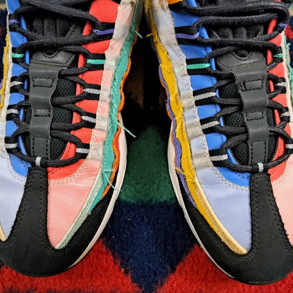 %Nike Air Max 95 Black History Month 2019 Men size 9 CT7435-901 A4 main image 7